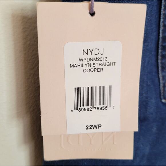 NYDJ Marilyn Straight Jeans 22WP 22P - Picture 4 of 7
